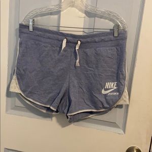 blue nike shorts
